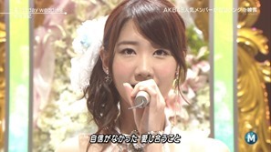 [大水怪] 柏木由紀 - Birthday wedding (Music Station 2013.09.27).ts - 00002