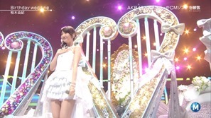 [大水怪] 柏木由紀 - Birthday wedding (Music Station 2013.09.27).ts - 00006