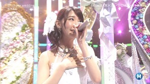 [大水怪] 柏木由紀 - Birthday wedding (Music Station 2013.09.27).ts - 00012