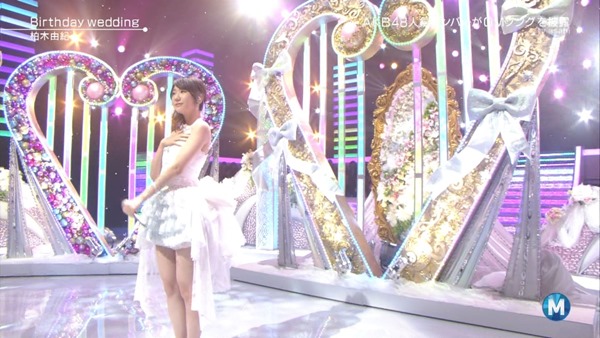 [大水怪] 柏木由紀 - Birthday wedding (Music Station 2013.09.27).ts - 00013