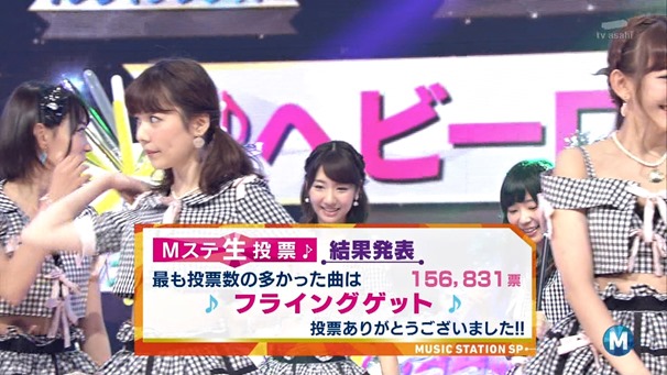 AKB48 - Labrador Retriever   Flying Get (Music Station 2014.06.27).ts - 00054