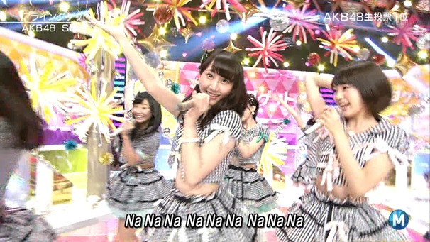 AKB48 - Labrador Retriever   Flying Get (Music Station 2014.06.27).ts - 00069