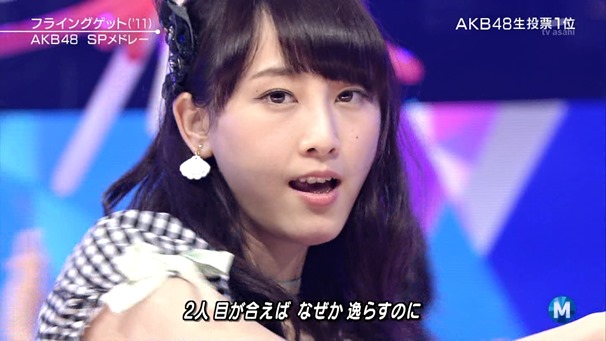 AKB48 - Labrador Retriever   Flying Get (Music Station 2014.06.27).ts - 00086