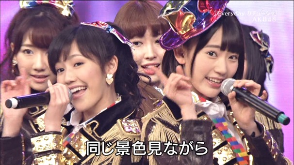 AKB48, SKE48, NMB48 & Nogizaka46 - Heavy Rotation, Everyday Katyusha, Flying Get, Mirai to wa, Ibiza Girl, Natsu no Free & Easy (TV Tokyo Ongakusai 140626).ts - 00028
