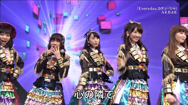 AKB48, SKE48, NMB48 & Nogizaka46 - Heavy Rotation, Everyday Katyusha, Flying Get, Mirai to wa, Ibiza Girl, Natsu no Free & Easy (TV Tokyo Ongakusai 140626).ts - 00024