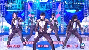 AKB48 - RIVER   Flying Get   Kokoro no Placard   Talk (Music Station SP 140926).ts - 00072