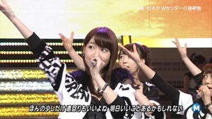 AKB48 - Green Flash (Music Station 2015.02.27).ts - 00034
