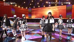 AKB48 - Green Flash (Music Station 2015.02.27).ts - 00043