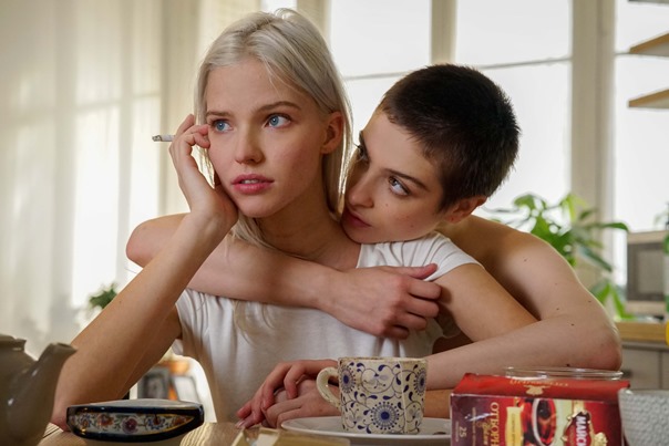Anna (Sasha Luss, left) and Maud (Lera Above, right) in ANNA. 